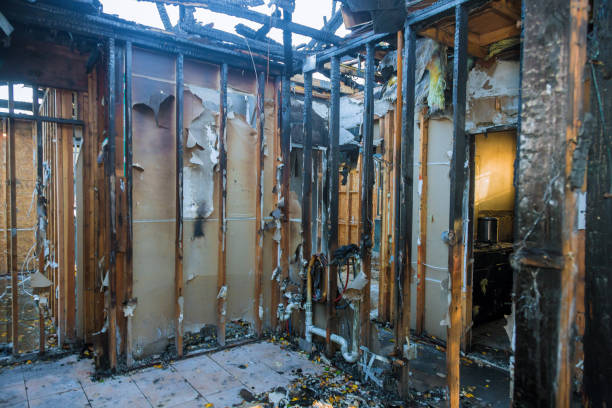 Professional Fire Damage Repair technician working in Stratford, TX
